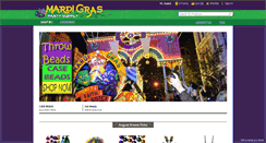 Desktop Screenshot of mardigraspartysupply.com